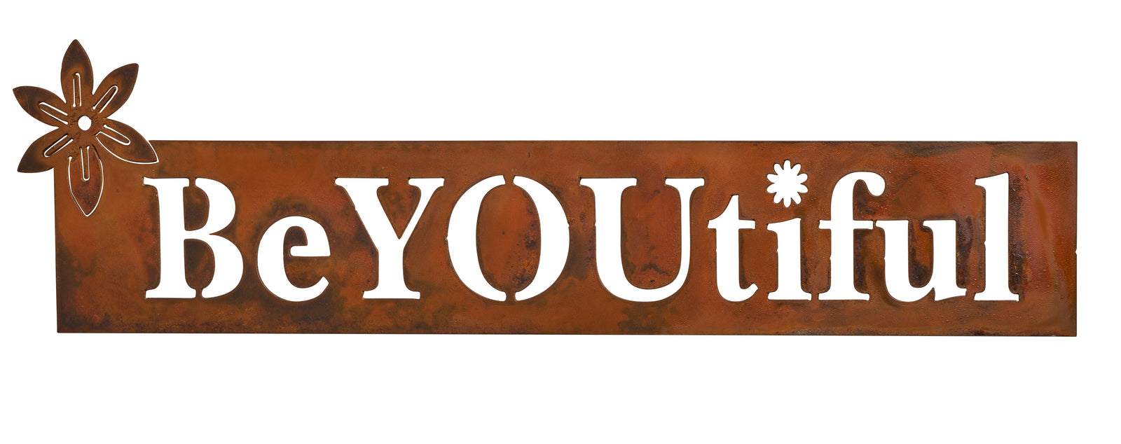 BeYOUtiful Metal Sign by elizabeth keith designs