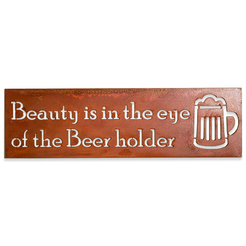 Beauty is in the eye of the Beer Holder