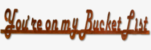 You’re On My Bucket List