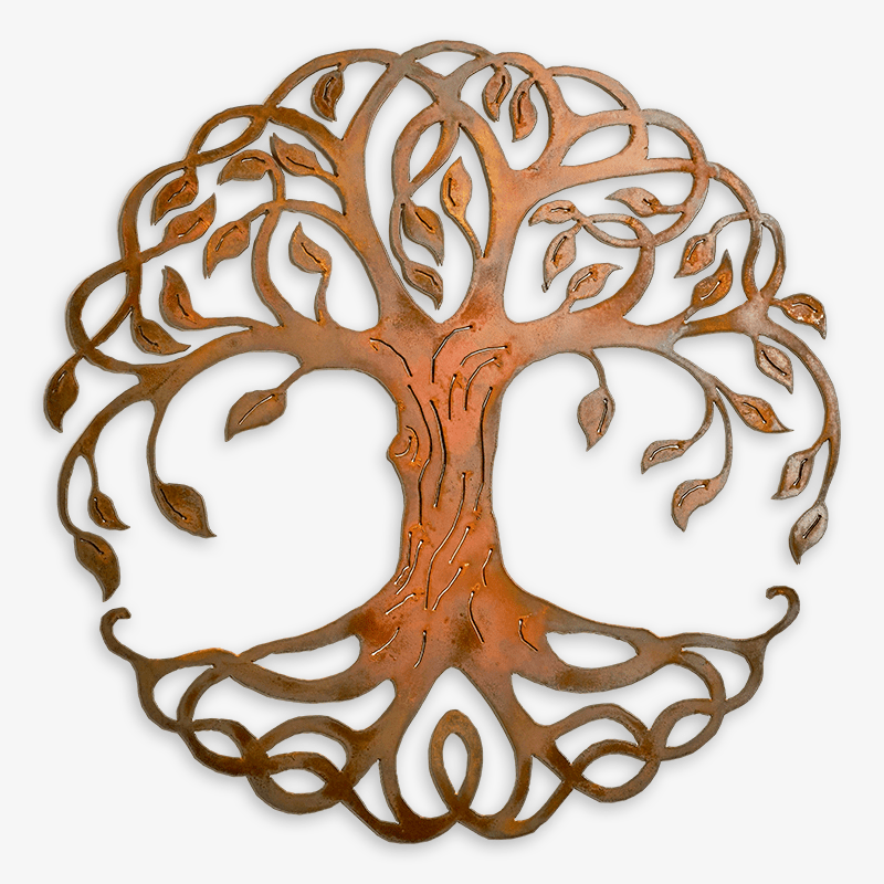 Metal Tree of Life called "Root Tree of Life"