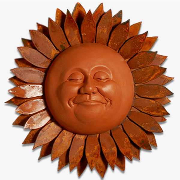 Small Harmony Face on Dbl Sunflower Ray